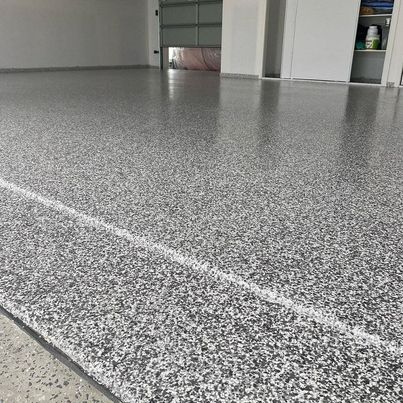leveled-epoxy-floor-for-garage